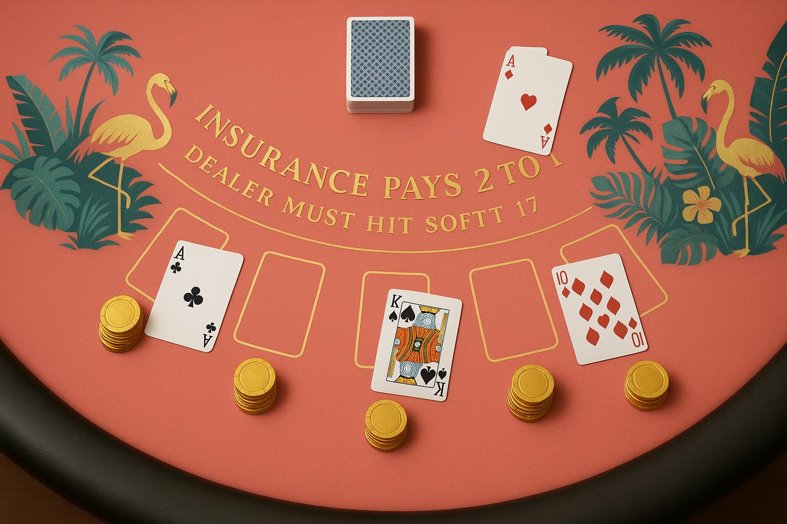 Blackjack Flamingo 888HOT